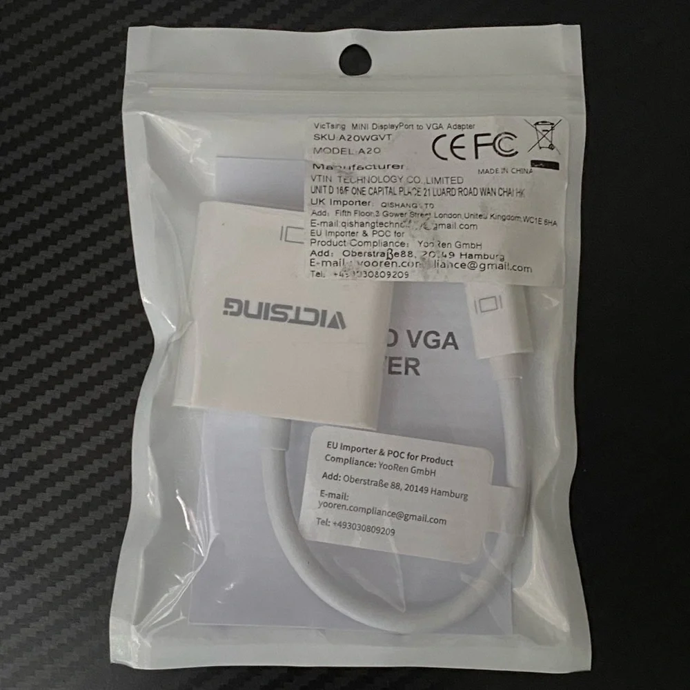 MINI DisplayPort to VGA Adapter